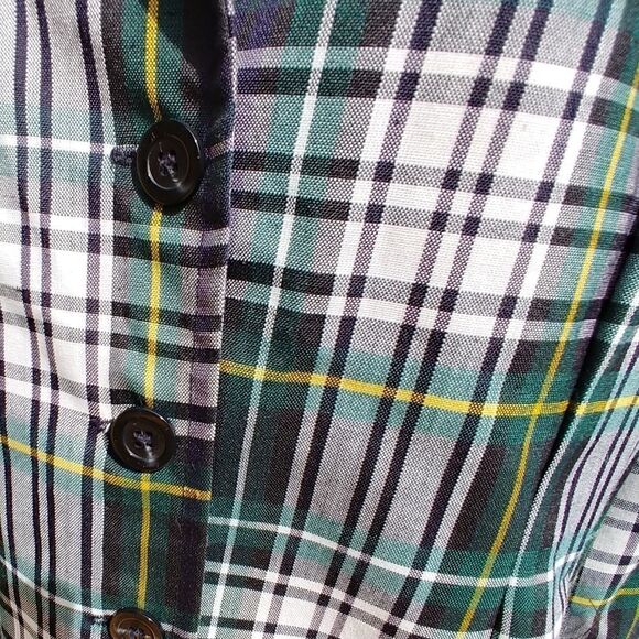 Paper Doll Productions Preppy Tartan Plaid Jacket - Picture 8 of 8